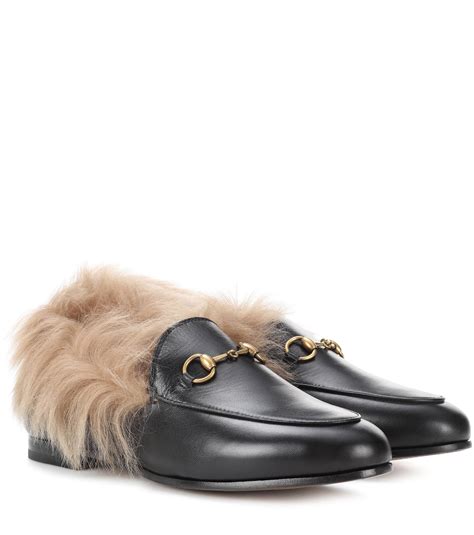 gucci fur loafers women|Gucci fur loafers women's.